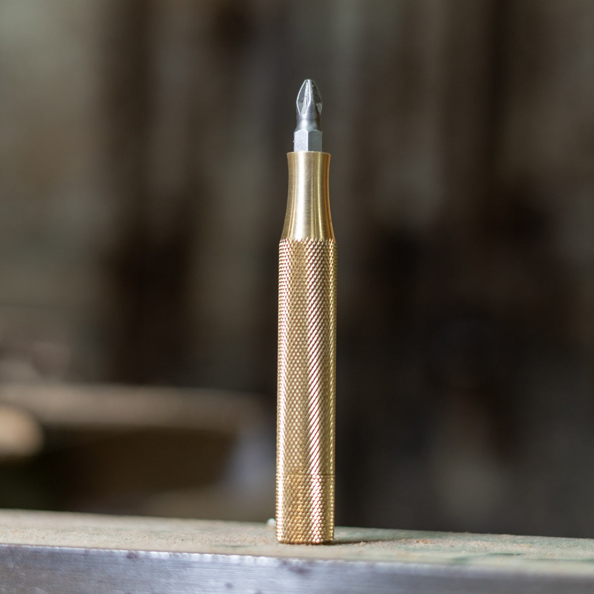 The Phil - Brass Pocket Screwdriver