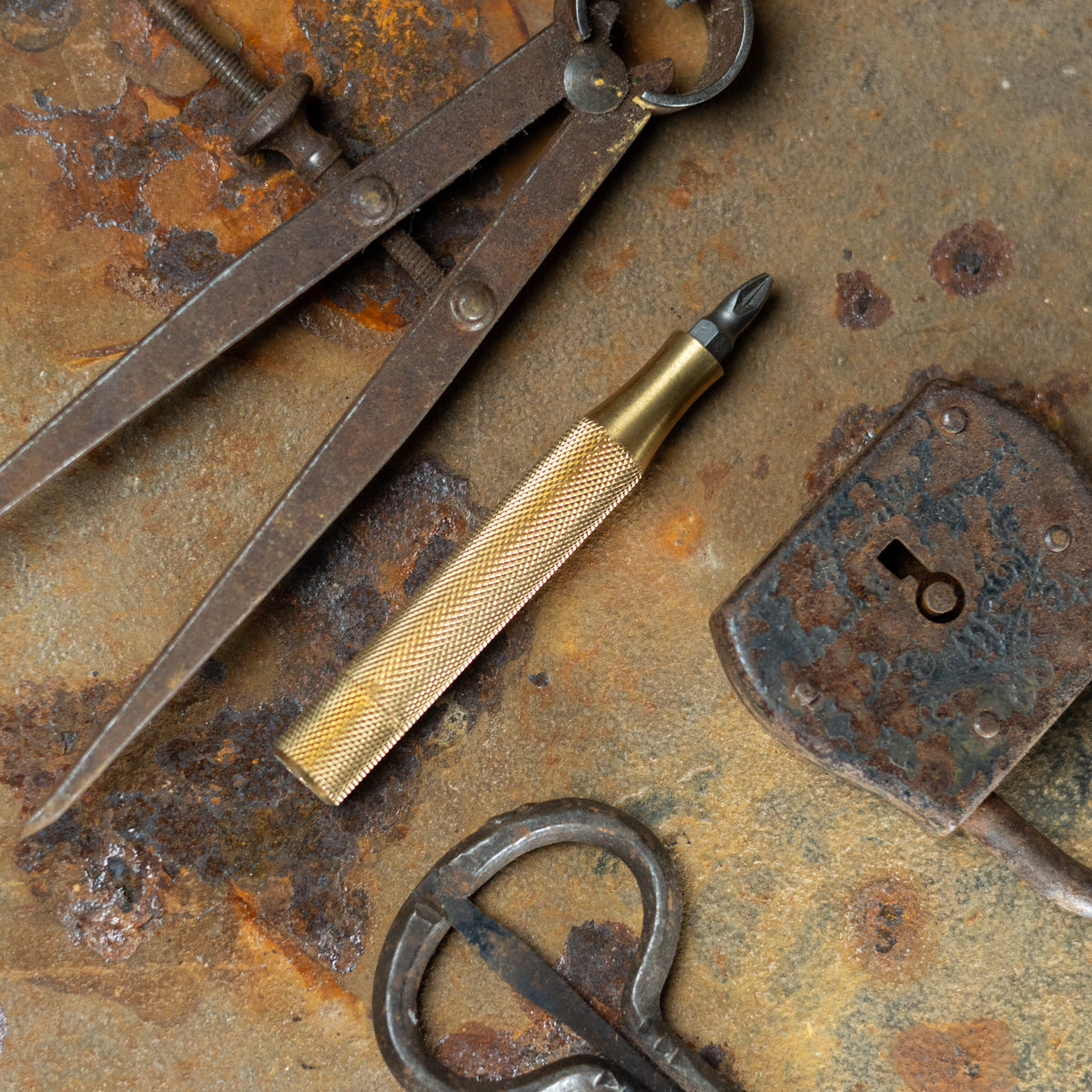 The Phil - Brass Pocket Screwdriver
