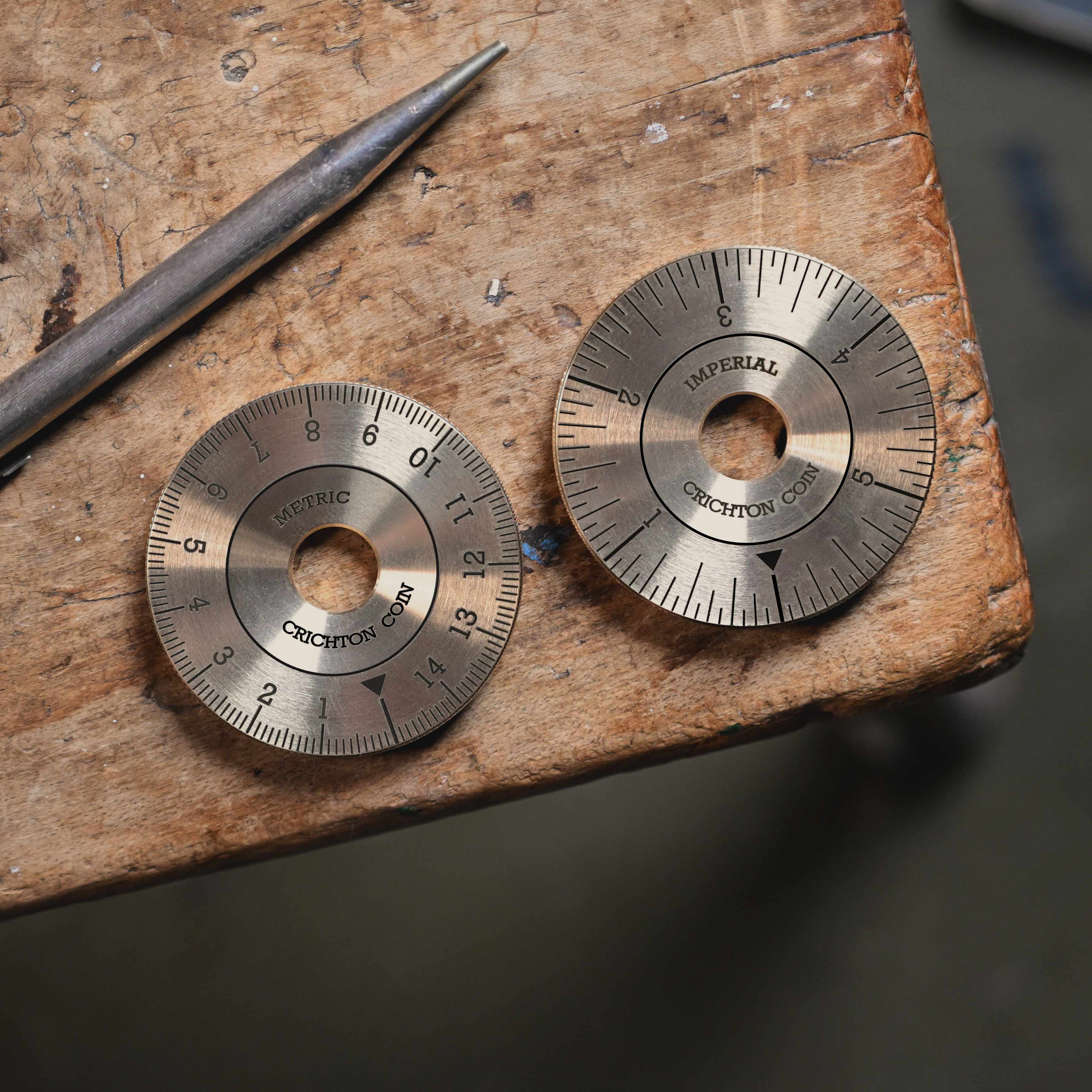 Crichton Coin - EDC measuring coin