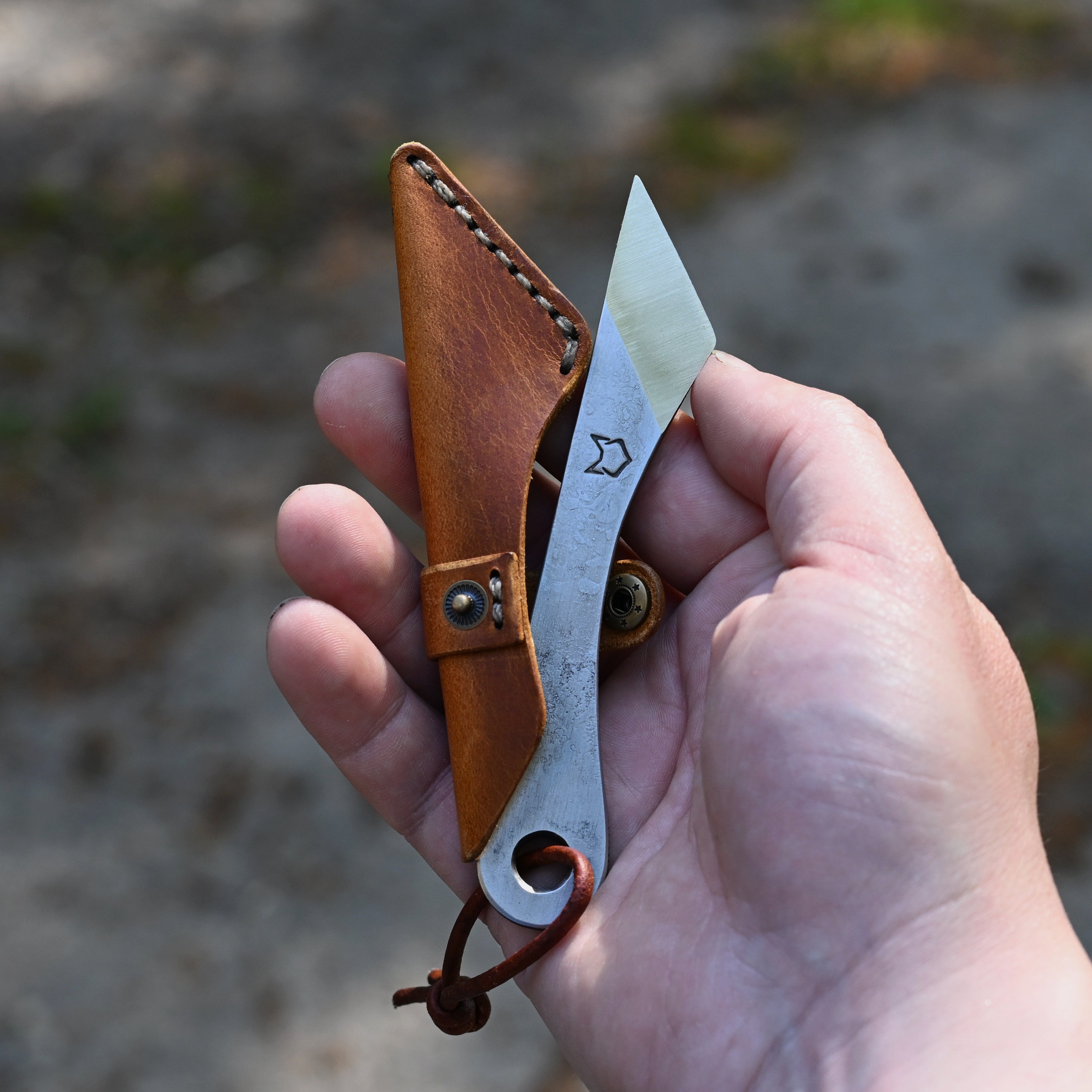 Kitsune - Kiridashi Knife (and Sheath)