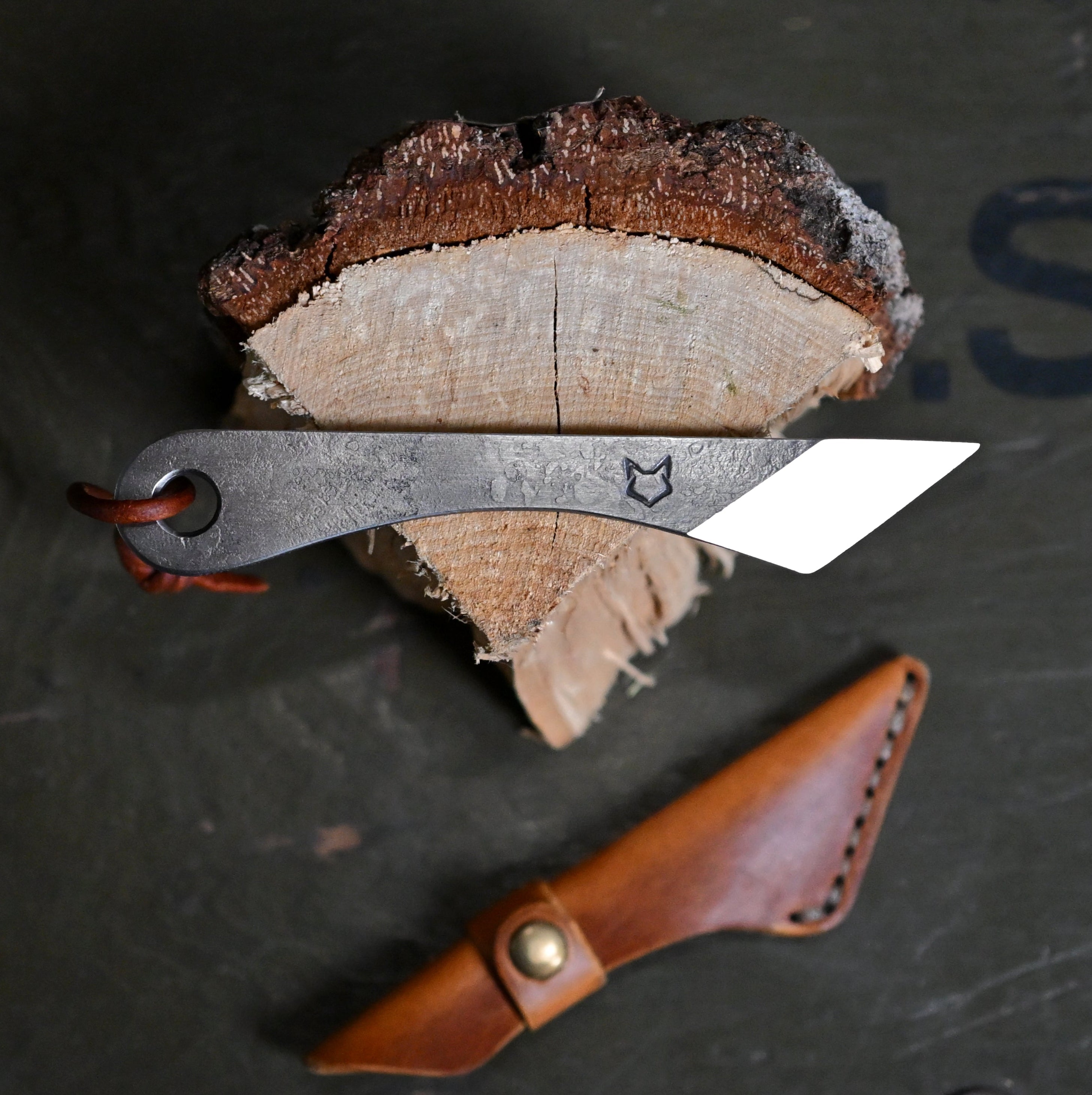 Kitsune - Kiridashi Knife (and Sheath)