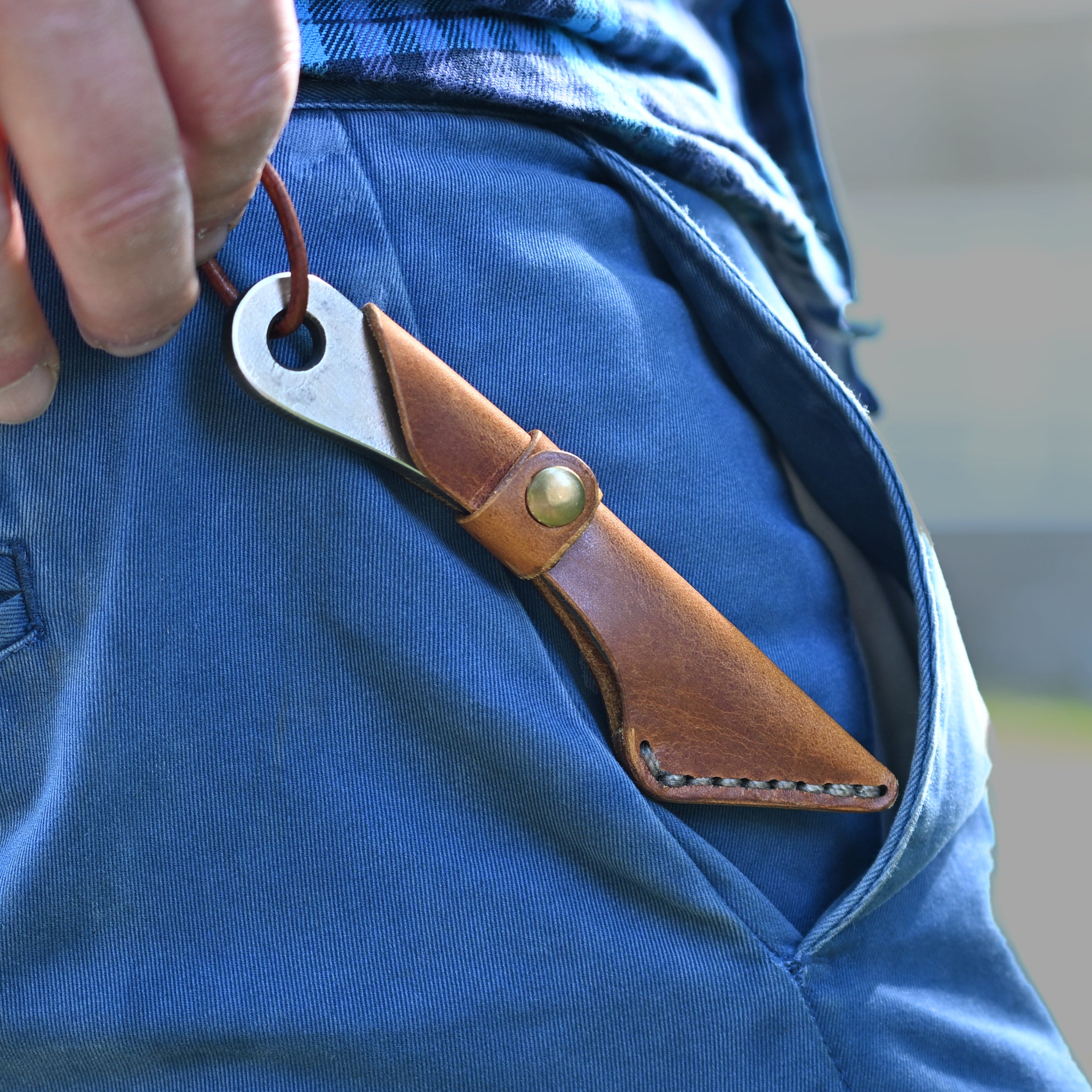 Kitsune - Kiridashi Knife (and Sheath)